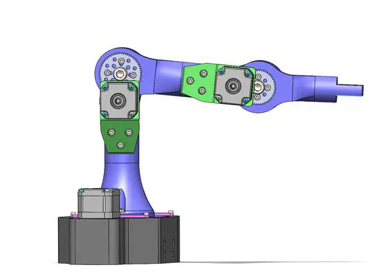 Custom Closed-Loop 3DOF Robot